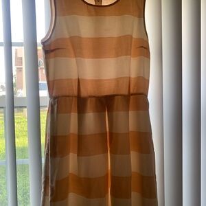 GAP Beige and Cream Dress